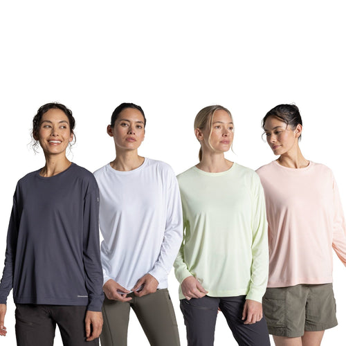 Craghoppers Womens NosiLife SolarShield+ Long Sleeve T-Shirt