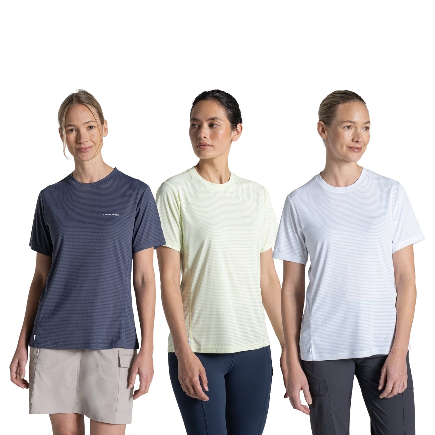 Craghoppers Womens NosiLIfe SolarShield+ Short Sleeve T-Shirt