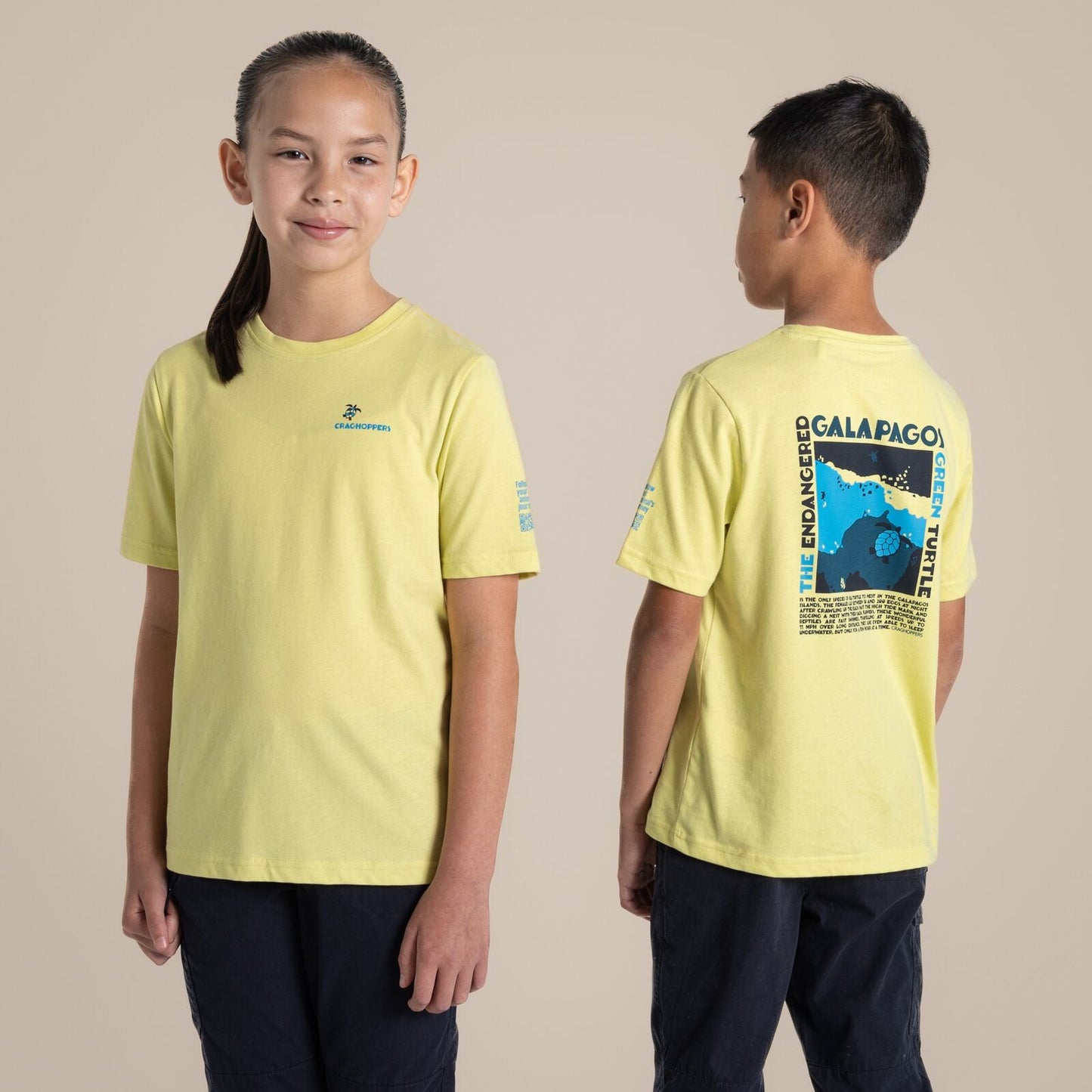 Craghoppers Kids Ellis Graphic Short Sleeve T-Shirt