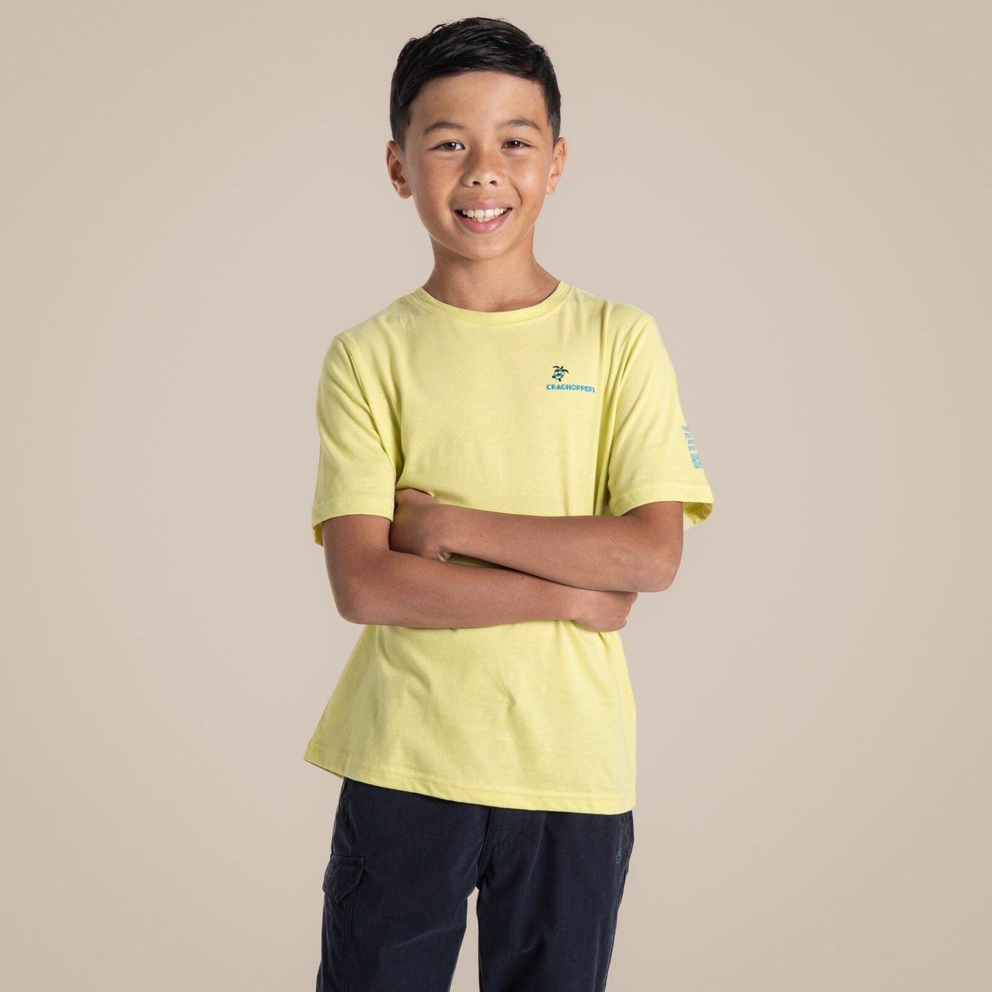 Craghoppers Kids Ellis Graphic Short Sleeve T-Shirt