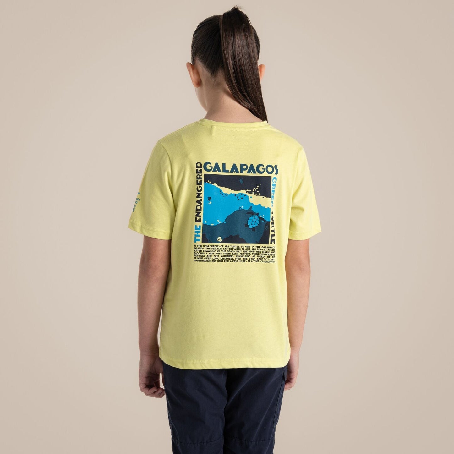 Craghoppers Kids Ellis Graphic Short Sleeve T-Shirt