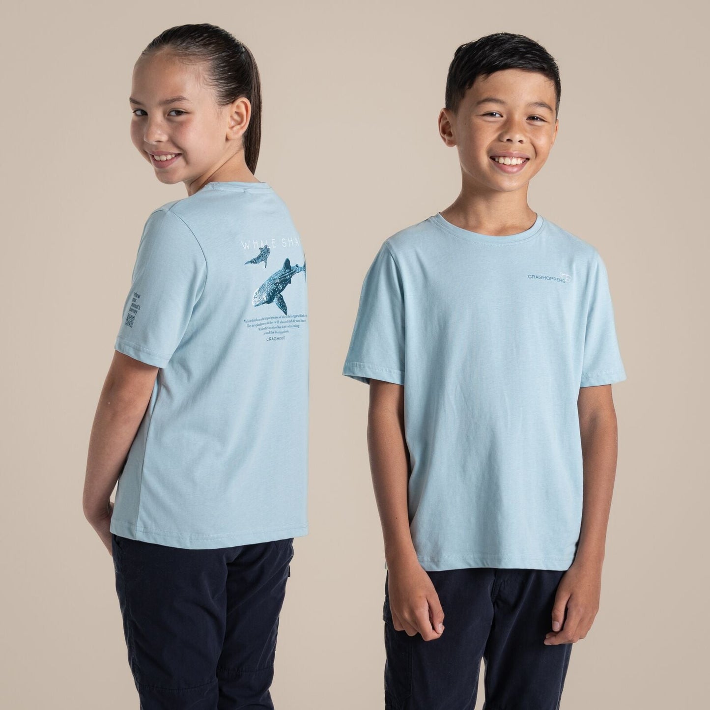 Craghoppers Kids Ellis Graphic Short Sleeve T-Shirt