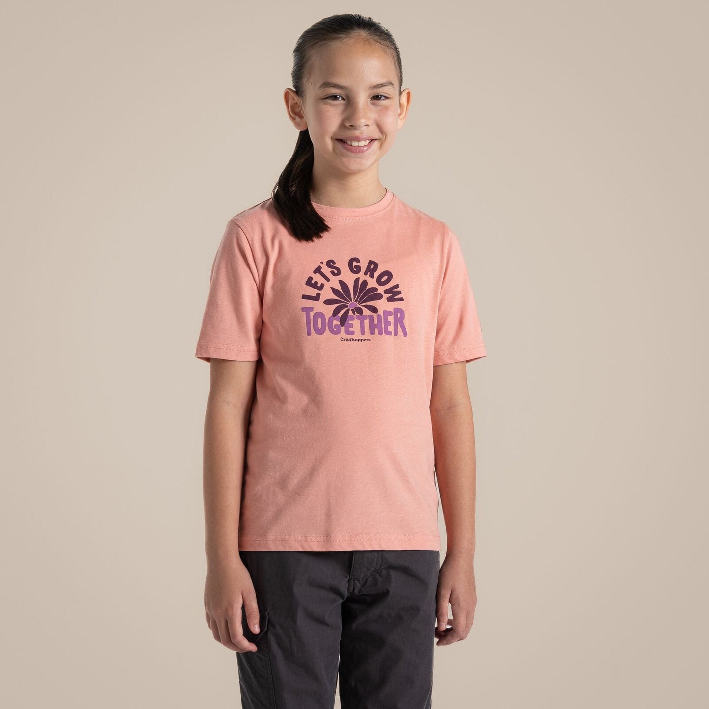 Craghoppers Kids Ellis Graphic Short Sleeve T-Shirt