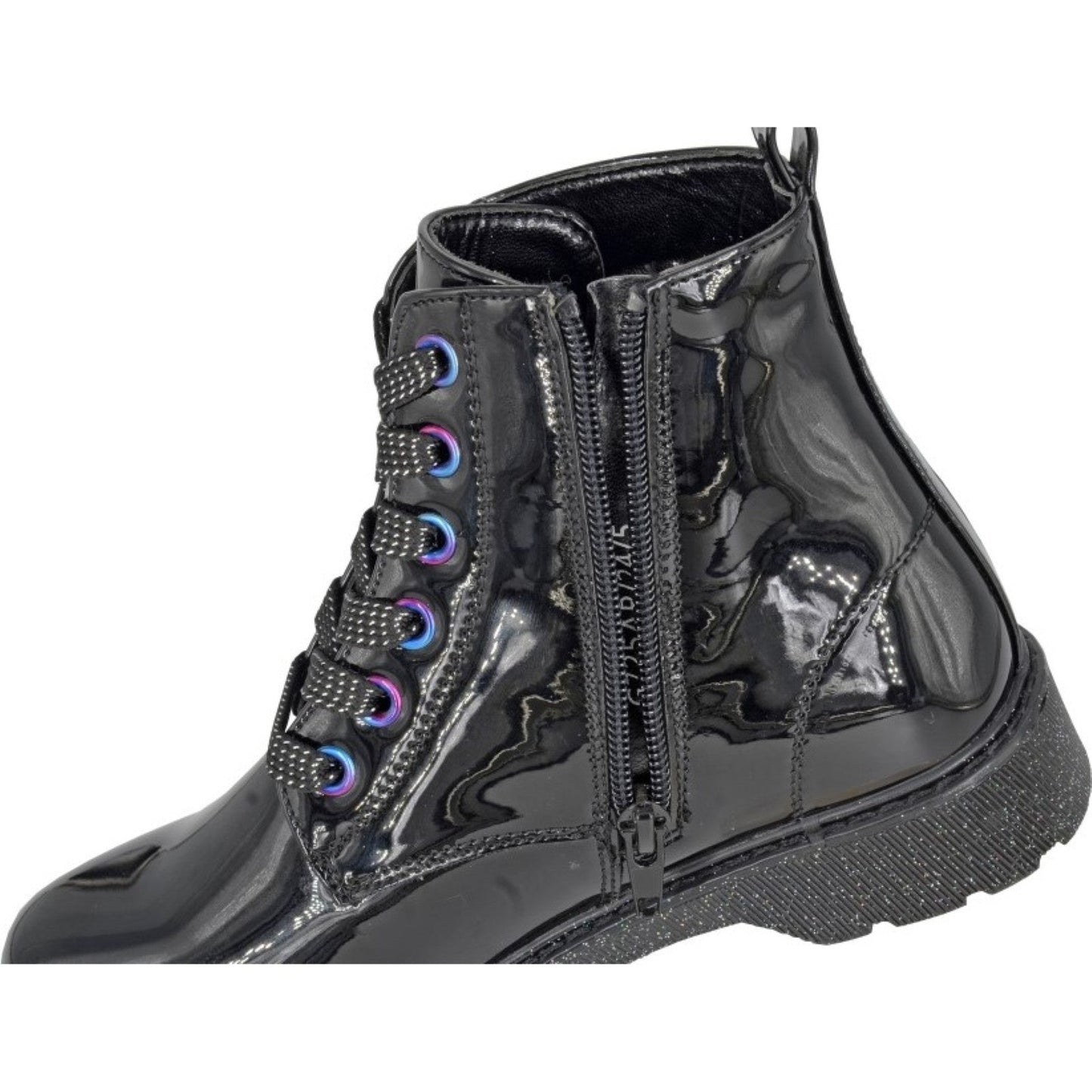 Cipriata Kids Adria 6 Eye Glitter Lace Boots
