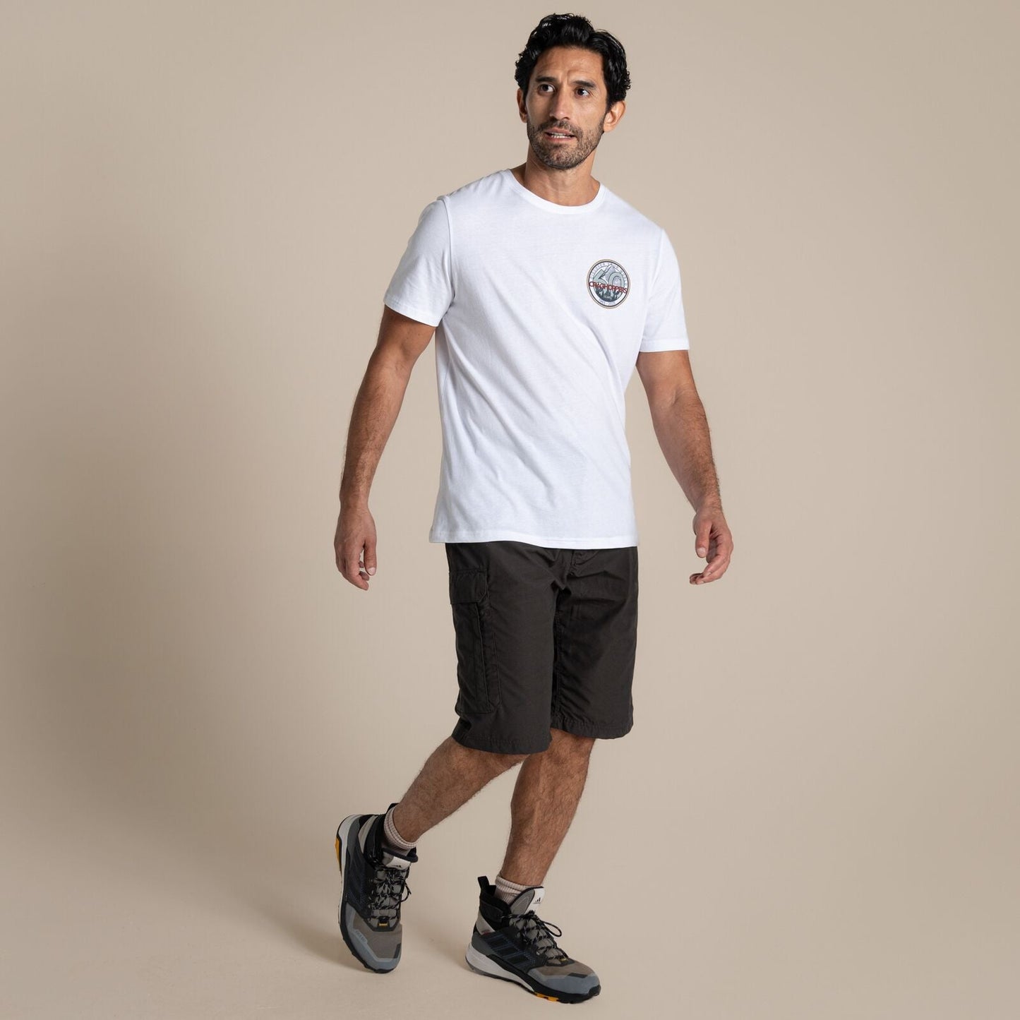 Craghoppers Mens Kiwi Water Repellent Long Cargo Shorts