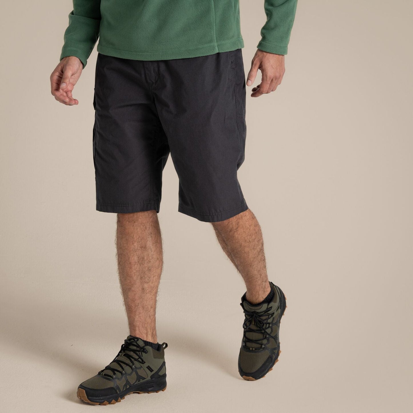 Craghoppers Mens Kiwi Water Repellent Long Cargo Shorts