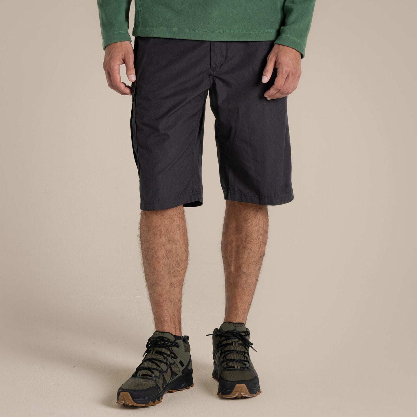 Craghoppers Mens Kiwi Water Repellent Long Cargo Shorts
