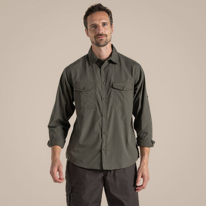 Craghoppers Mens Kiwi Sun Protection Long Sleeve Shirt