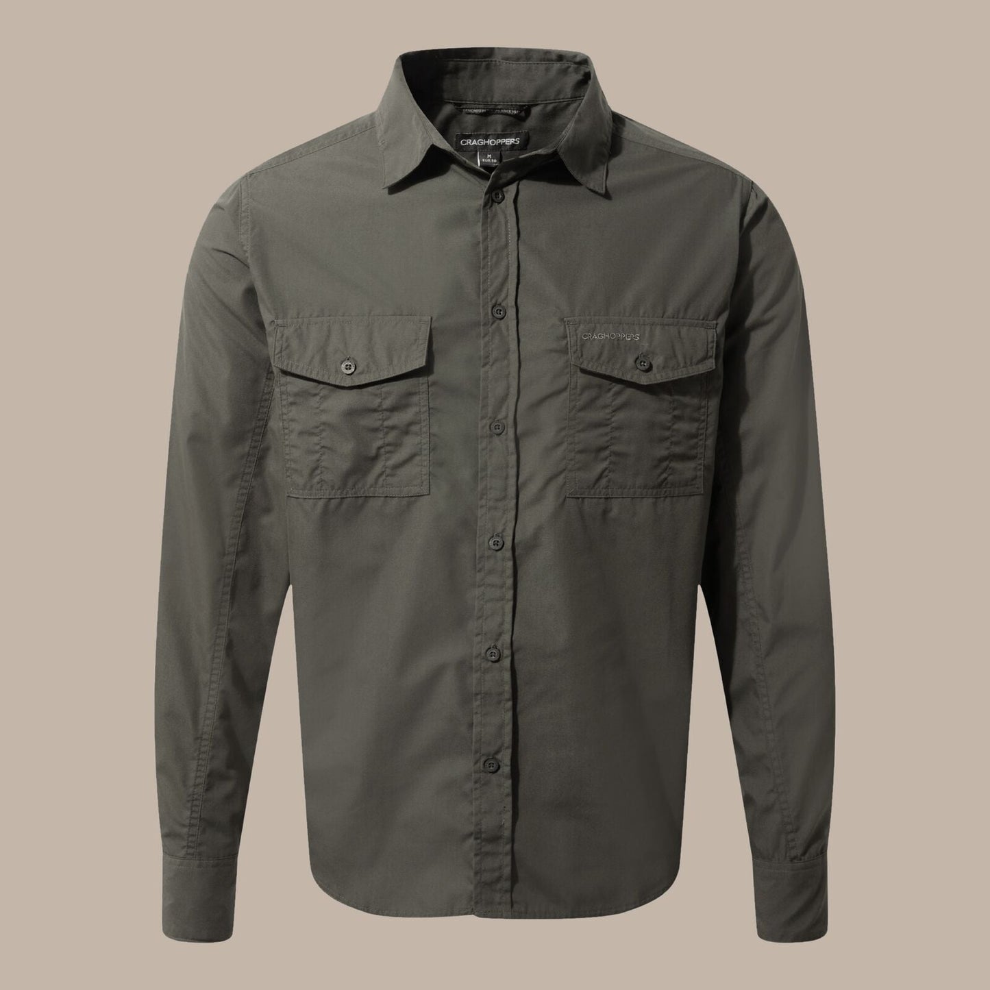 Craghoppers Mens Kiwi Sun Protection Long Sleeve Shirt