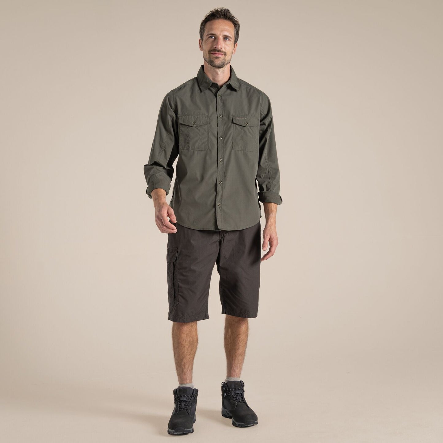 Craghoppers Mens Kiwi Sun Protection Long Sleeve Shirt