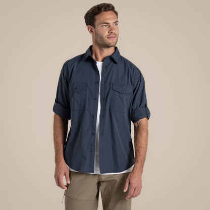 Craghoppers Mens Kiwi Sun Protection Long Sleeve Shirt