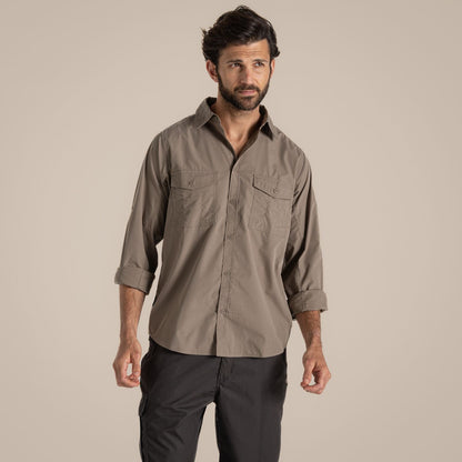 Craghoppers Mens Kiwi Sun Protection Long Sleeve Shirt