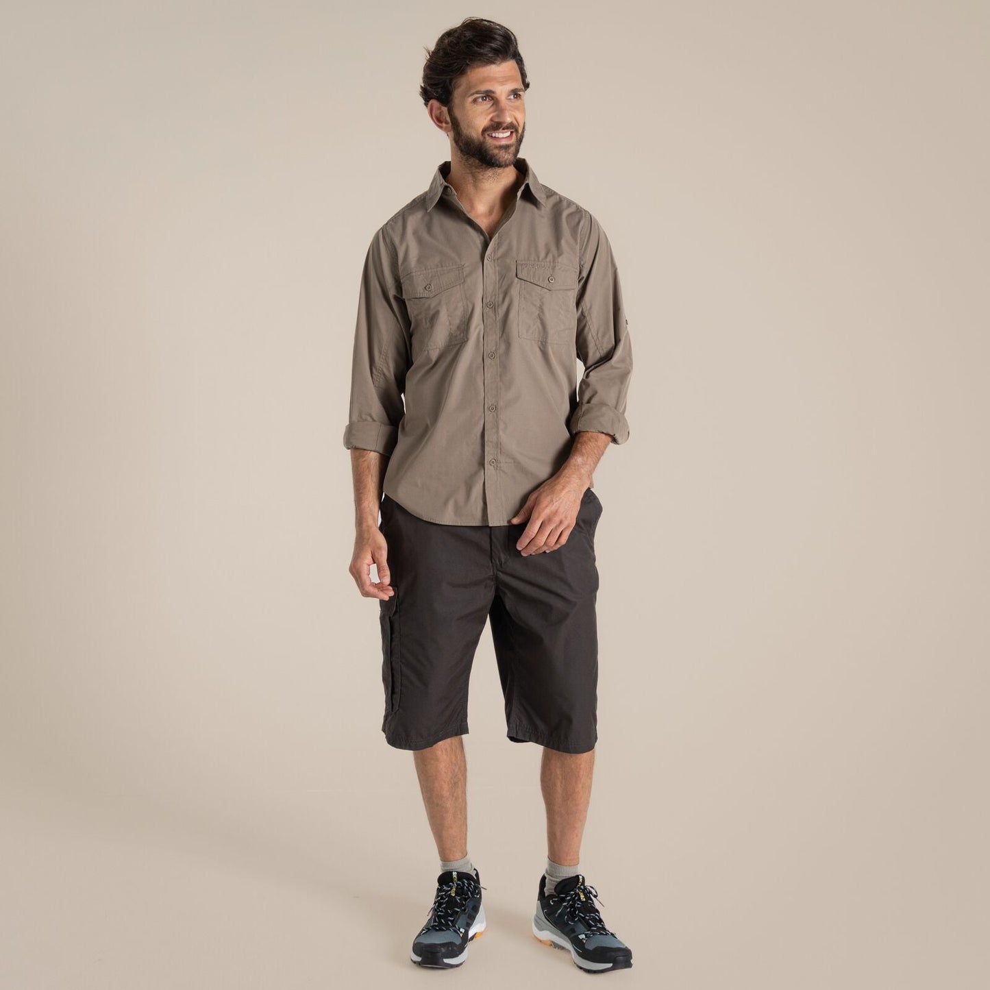 Craghoppers Mens Kiwi Sun Protection Long Sleeve Shirt