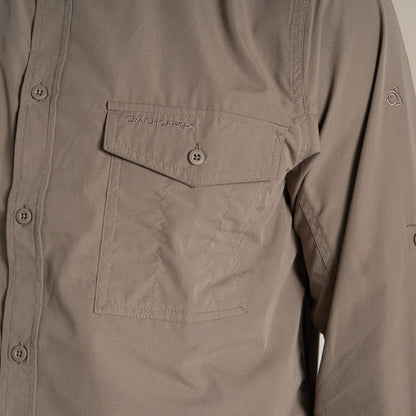 Craghoppers Mens Kiwi Sun Protection Long Sleeve Shirt
