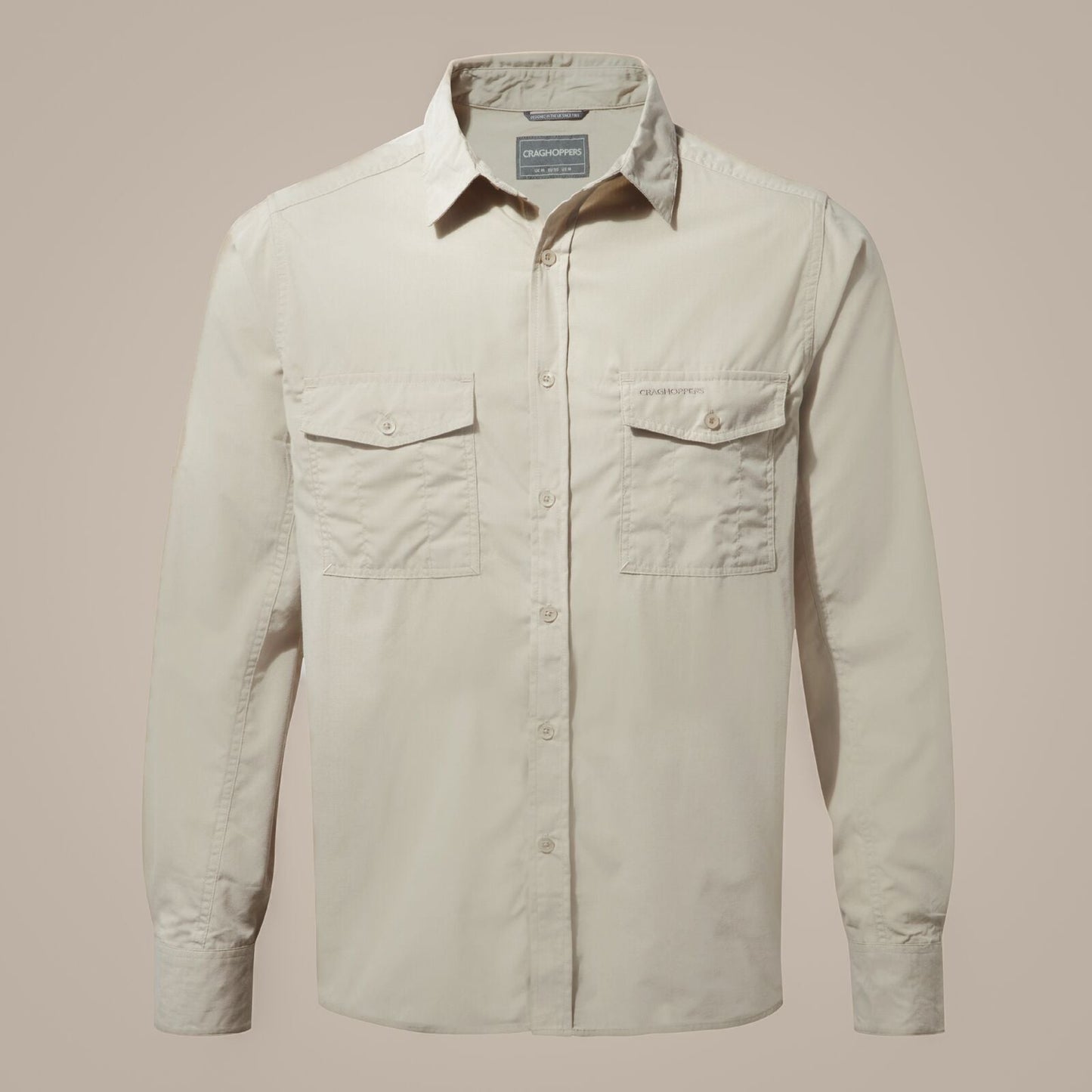 Craghoppers Mens Kiwi Sun Protection Long Sleeve Shirt