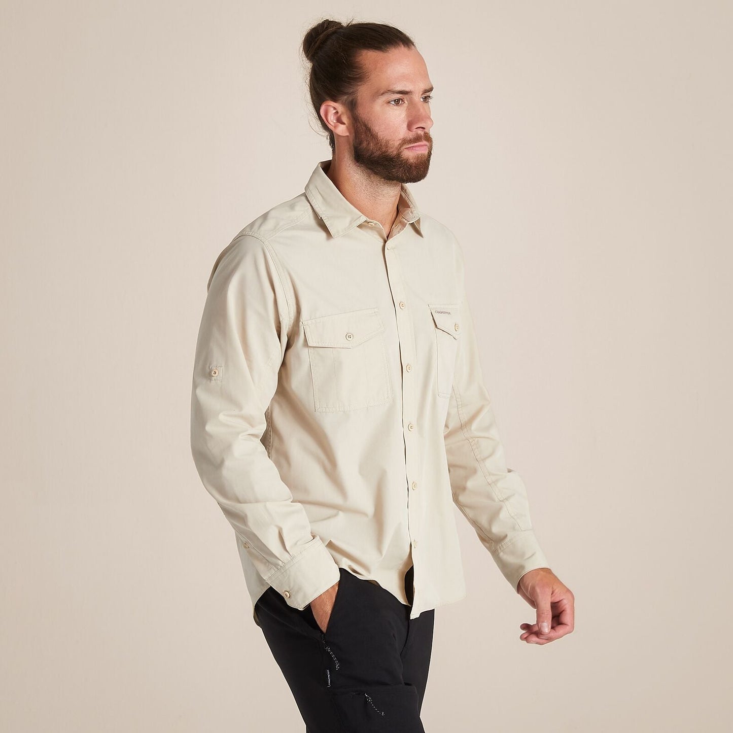 Craghoppers Mens Kiwi Sun Protection Long Sleeve Shirt