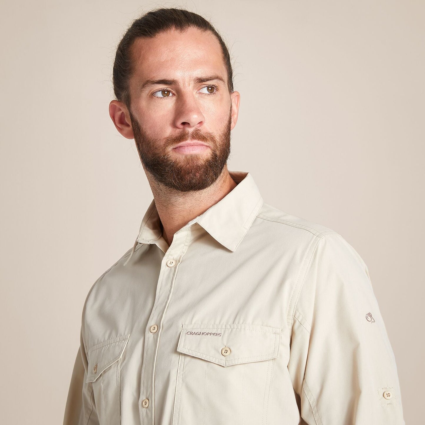Craghoppers Mens Kiwi Sun Protection Long Sleeve Shirt