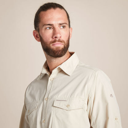 Craghoppers Mens Kiwi Sun Protection Long Sleeve Shirt