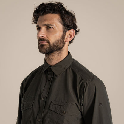 Craghoppers Mens Kiwi Sun Protection Long Sleeve Shirt