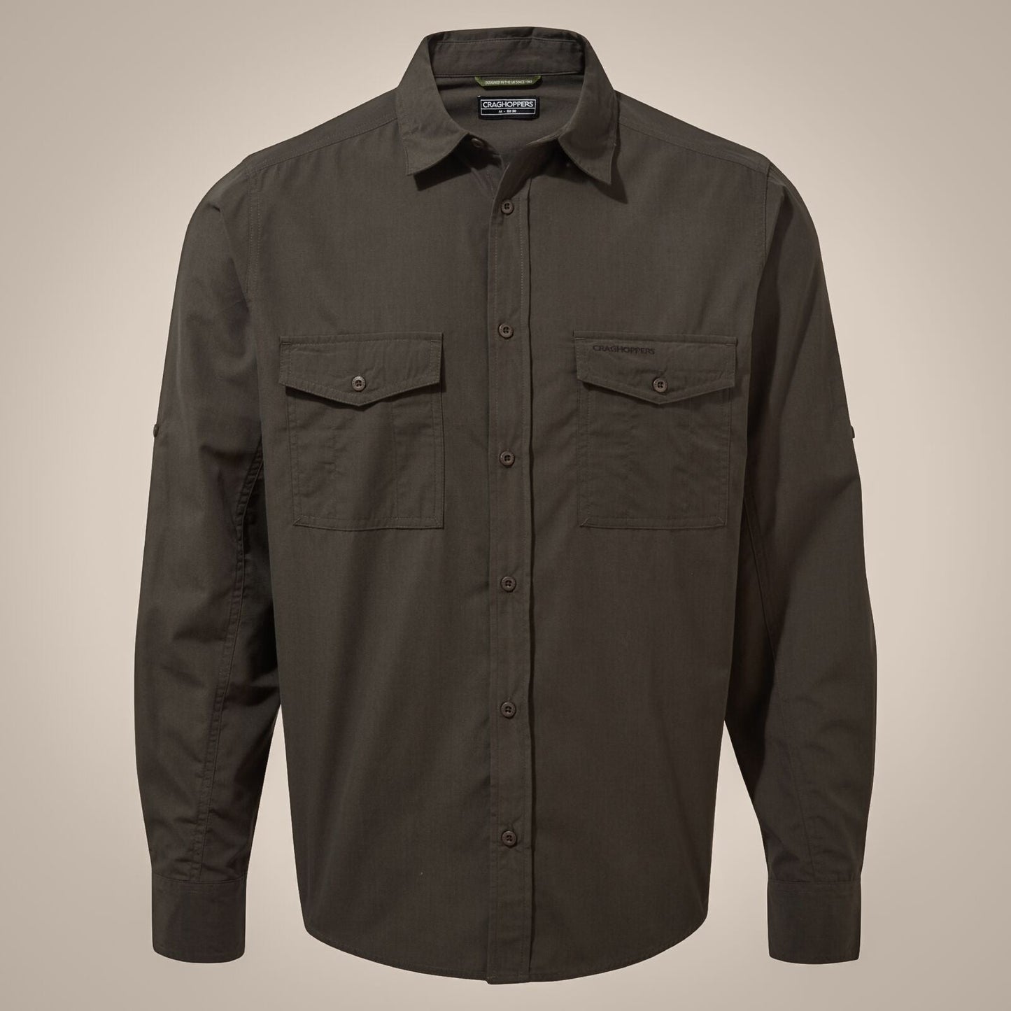Craghoppers Mens Kiwi Sun Protection Long Sleeve Shirt