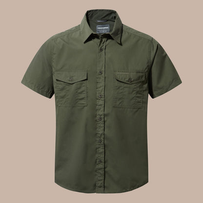 Craghoppers Mens Kiwi Sun Protection Short Sleeve Shirt