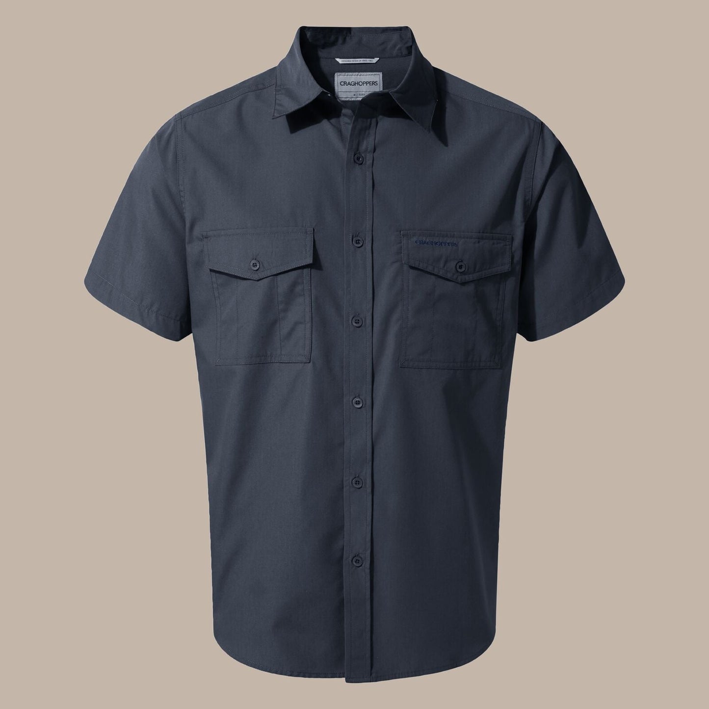 Craghoppers Mens Kiwi Sun Protection Short Sleeve Shirt
