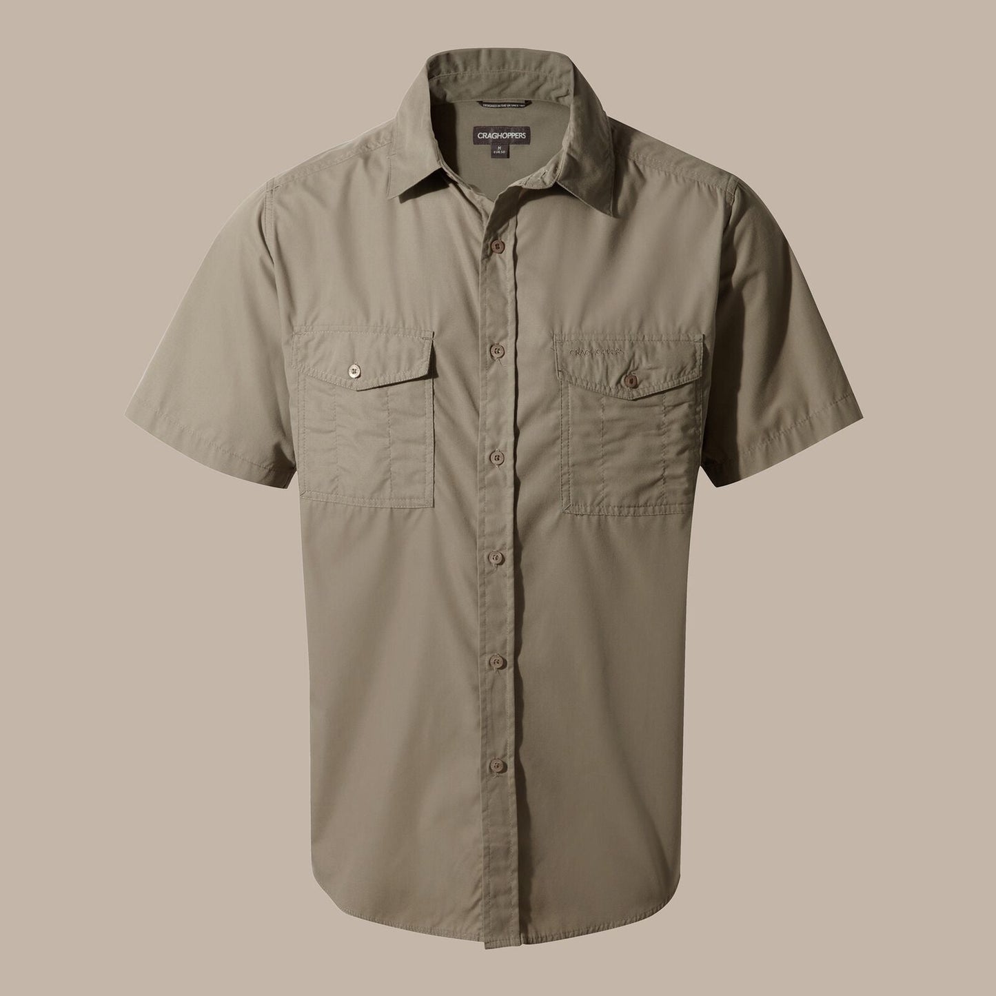 Craghoppers Mens Kiwi Sun Protection Short Sleeve Shirt