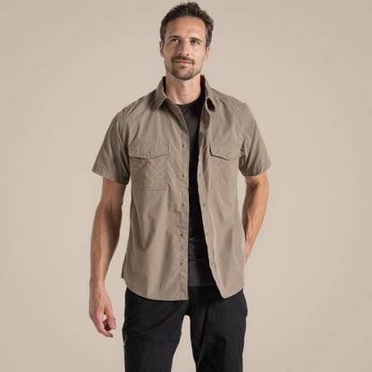 Craghoppers Mens Kiwi Sun Protection Short Sleeve Shirt