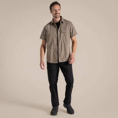Craghoppers Mens Kiwi Sun Protection Short Sleeve Shirt