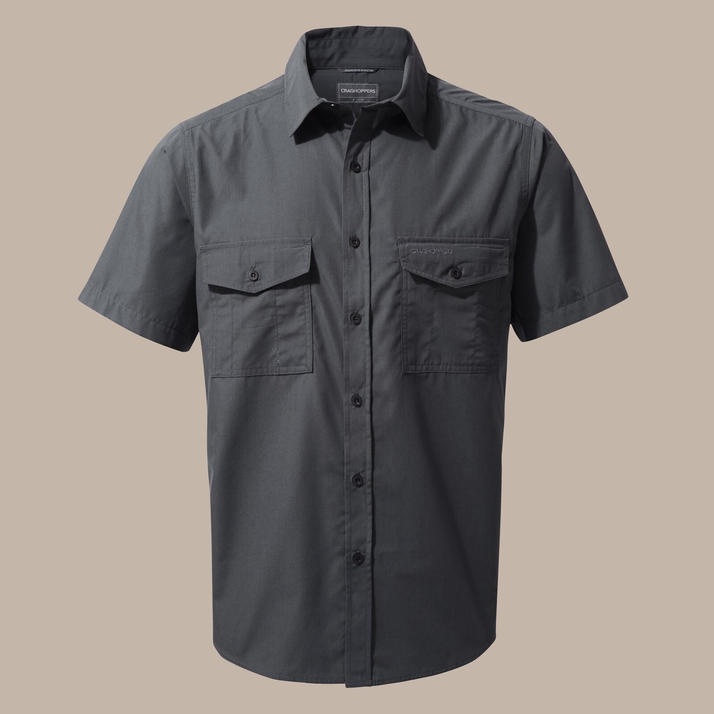 Craghoppers Mens Kiwi Sun Protection Short Sleeve Shirt