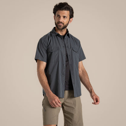 Craghoppers Mens Kiwi Sun Protection Short Sleeve Shirt