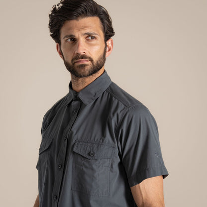 Craghoppers Mens Kiwi Sun Protection Short Sleeve Shirt