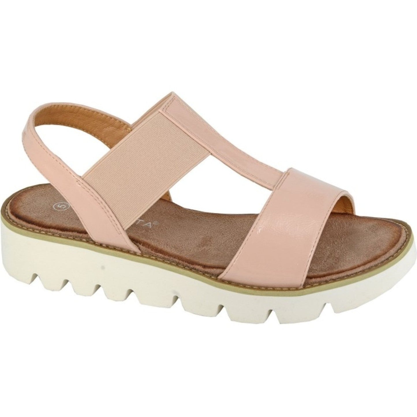 Cipriata Womens Aladina Throat Wedge Sandals