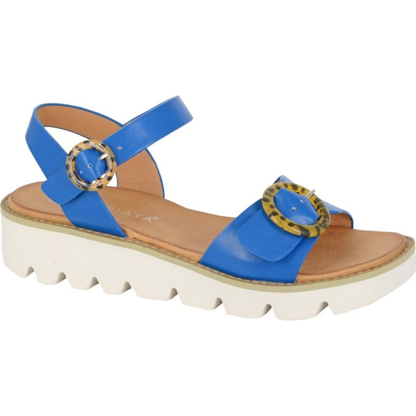 Cipriata Womens Mimi Halter Back Wedge Sandals