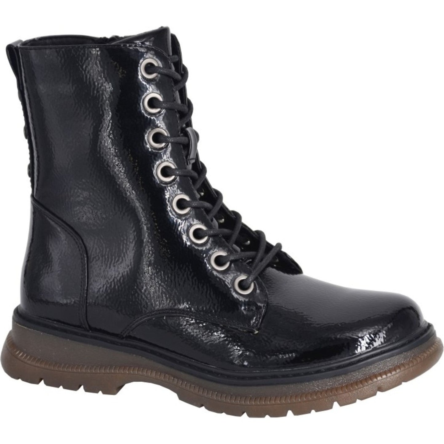Cipriata Womens Annetta 8 Eye Lace Boots
