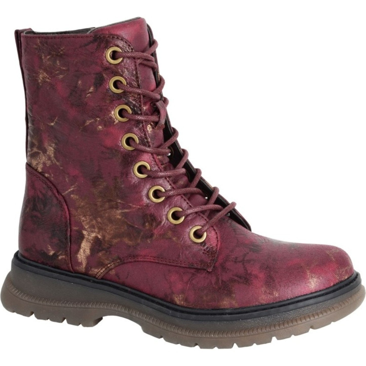 Cipriata Womens Annetta 8 Eye Lace Boots