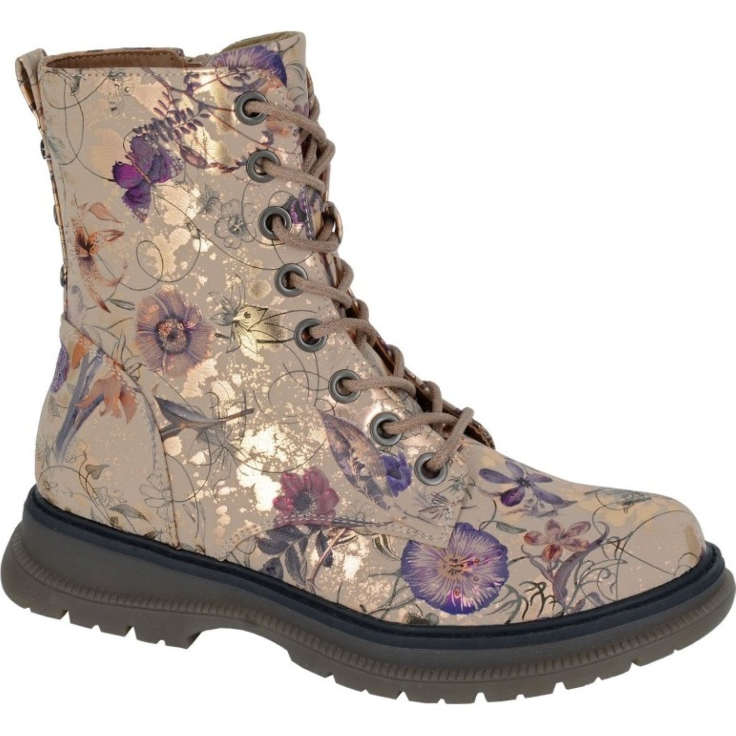 Cipriata Womens Annetta 8 Eye Lace Boots