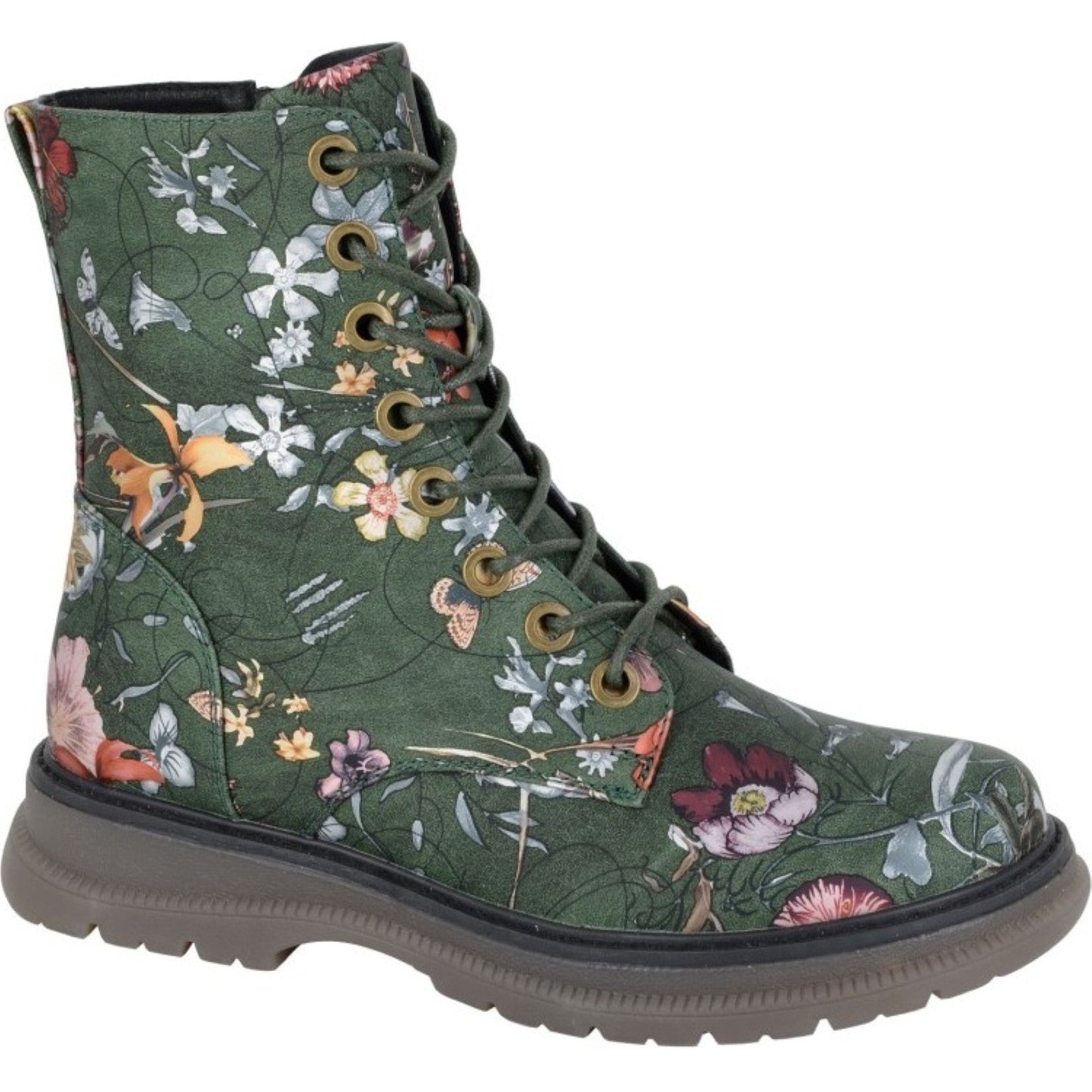 Cipriata Womens Annetta 8 Eye Lace Boots
