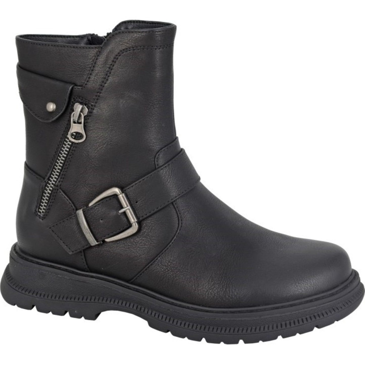 Cipriata Womens Tilda Ankle Biker Boots