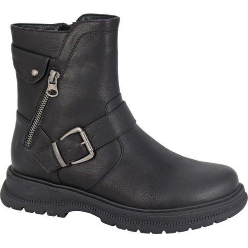Cipriata Womens Tilda Ankle Biker Boots