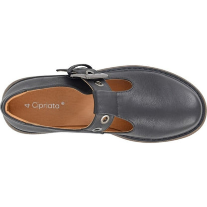 Cipriata Womens Cira T-Bar Buckle Shoe