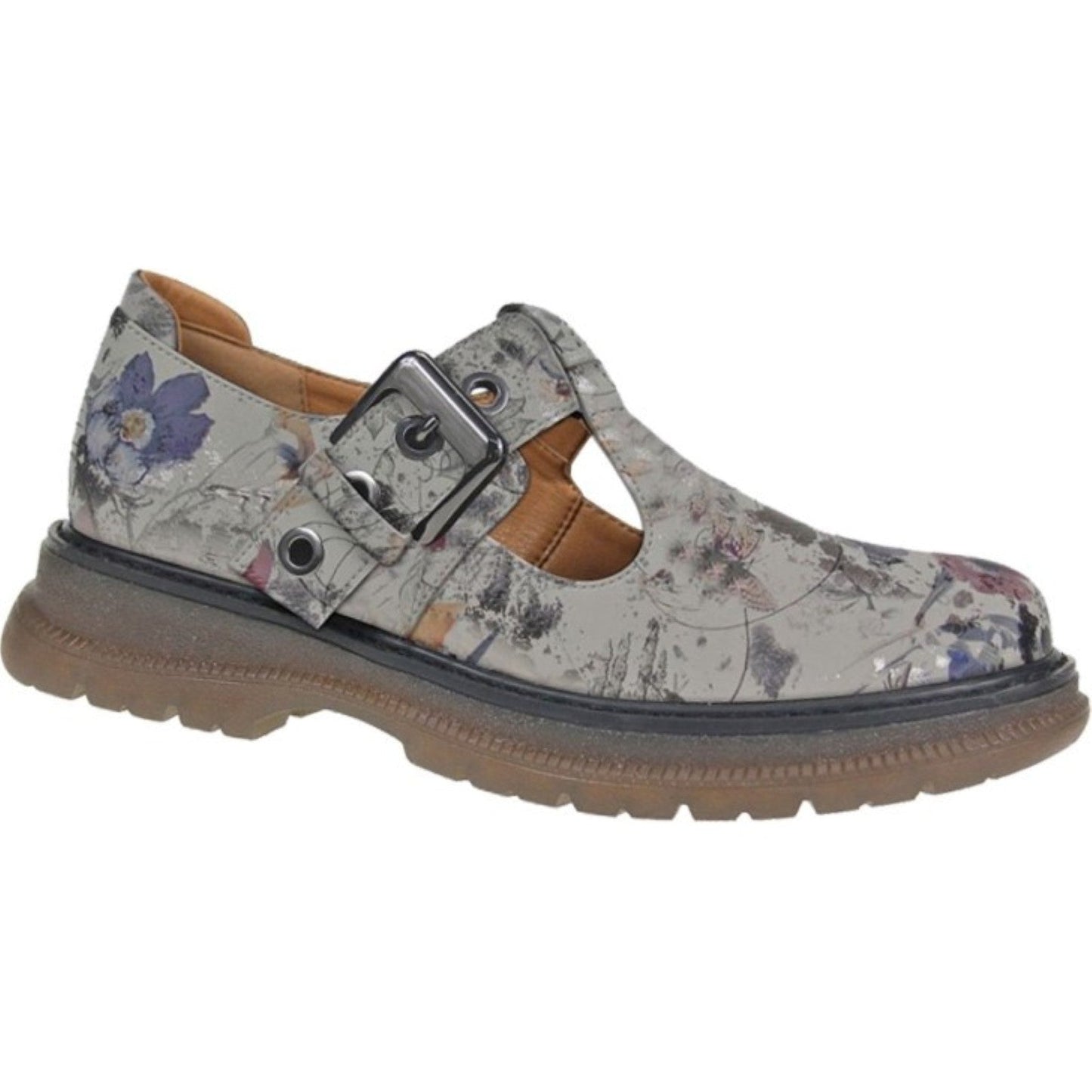 Cipriata Womens Cira T-Bar Buckle Shoe