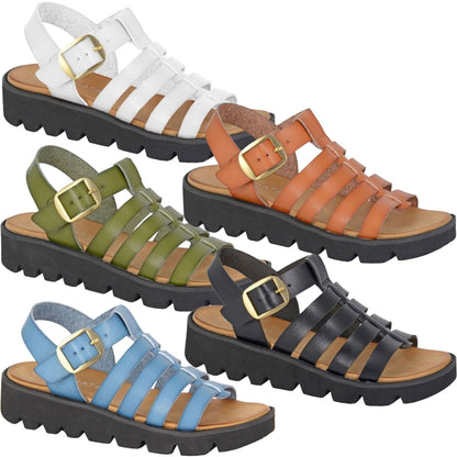 Cipriata Womens Azia T-Bar Wedge Sandals