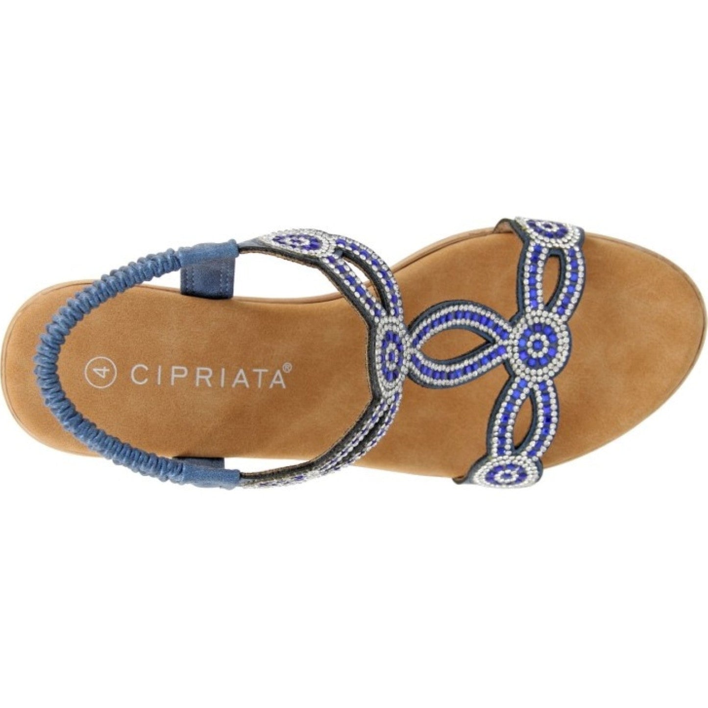 Cipriata Womens Ora Sling Back Slides