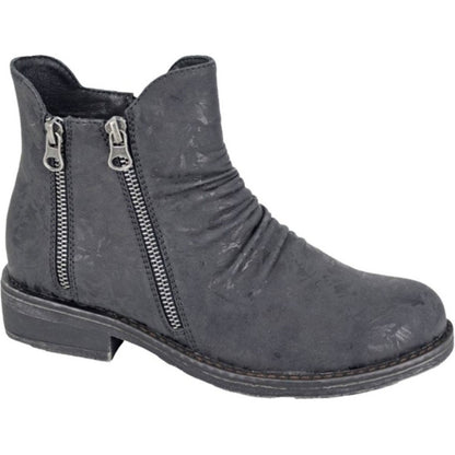 Cipriata Womens Agatina 3 Zip Ankle Boots