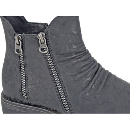 Cipriata Womens Agatina 3 Zip Ankle Boots
