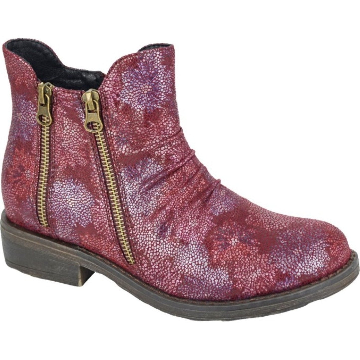 Cipriata Womens Agatina 3 Zip Ankle Boots