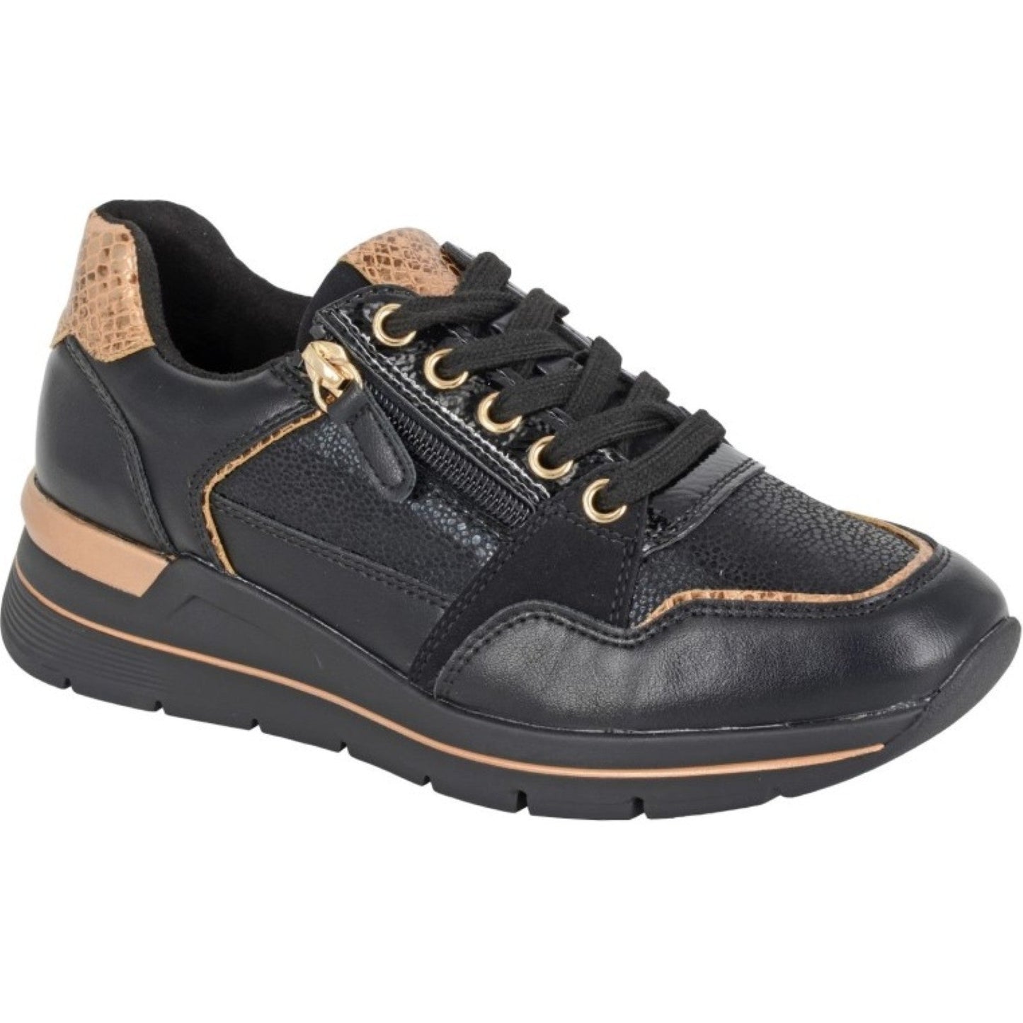 Cipriata Womens Clelia Zip Trainers