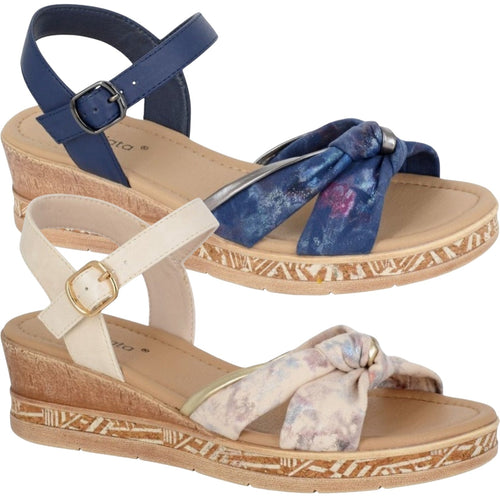 Cipriata Womens Sarina Buckle Sandals