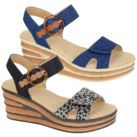 Cipriata Womens Danta Wedge Sandals